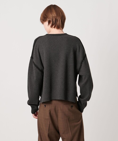 AEWEN MATOPH＞コットンカシミヤ クラムステッチニット（ニット