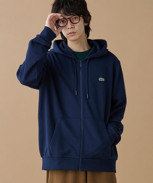 LACOSTE（ラコステ）の「エッセンシャルジップスウェットフーディー（パーカー・メンズ・ブラック/ベージュ/ネイビー・2/3/5/4/6）」の5枚目の写真