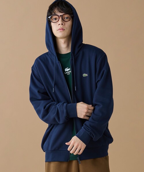 LACOSTE（ラコステ）の「エッセンシャルジップスウェットフーディー（パーカー・メンズ・ブラック/ベージュ/ネイビー・2/3/5/4/6）」の9枚目の写真