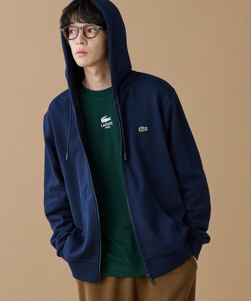LACOSTE（ラコステ）の「エッセンシャルジップスウェットフーディー（パーカー・メンズ・ブラック/ベージュ/ネイビー・2/3/5/4/6）」の10枚目の写真