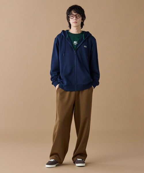 LACOSTE（ラコステ）の「エッセンシャルジップスウェットフーディー（パーカー・メンズ・ブラック/ベージュ/ネイビー・2/3/5/4/6）」の11枚目の写真