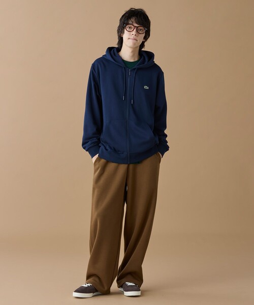 LACOSTE（ラコステ）の「エッセンシャルジップスウェットフーディー（パーカー・メンズ・ブラック/ベージュ/ネイビー・2/3/5/4/6）」の12枚目の写真