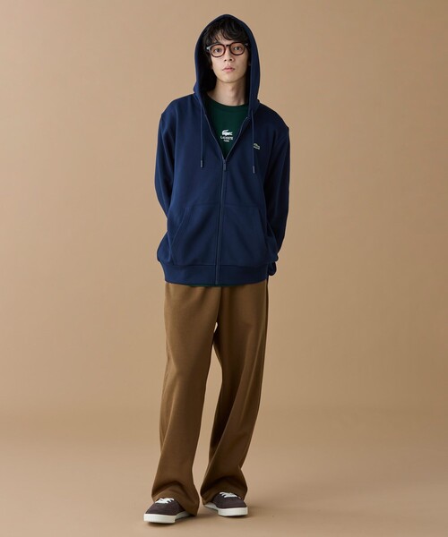 LACOSTE（ラコステ）の「エッセンシャルジップスウェットフーディー（パーカー・メンズ・ブラック/ベージュ/ネイビー・2/3/5/4/6）」の16枚目の写真