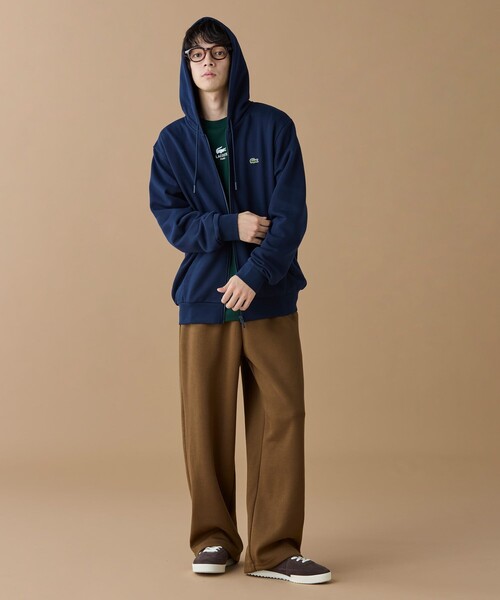 LACOSTE（ラコステ）の「エッセンシャルジップスウェットフーディー（パーカー・メンズ・ブラック/ベージュ/ネイビー・2/3/5/4/6）」の17枚目の写真