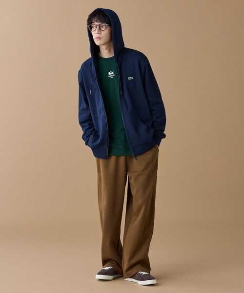 LACOSTE（ラコステ）の「エッセンシャルジップスウェットフーディー（パーカー・メンズ・ブラック/ベージュ/ネイビー・2/3/5/4/6）」の18枚目の写真