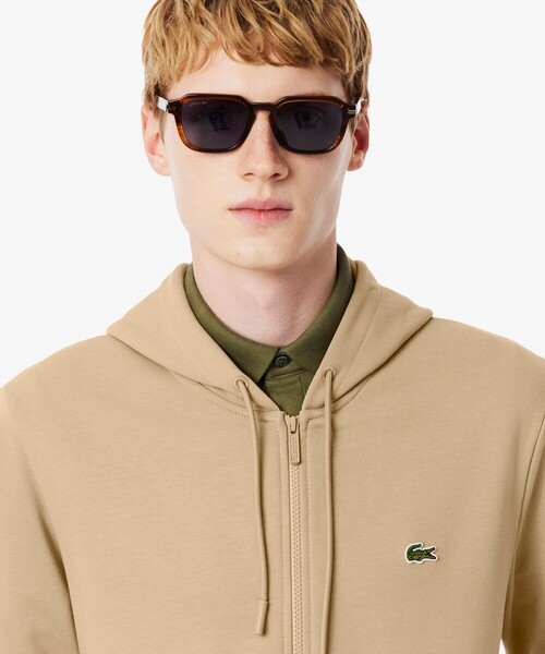 LACOSTE（ラコステ）の「エッセンシャルジップスウェットフーディー（パーカー・メンズ・ブラック/ベージュ/ネイビー・2/3/5/4/6）」の19枚目の写真