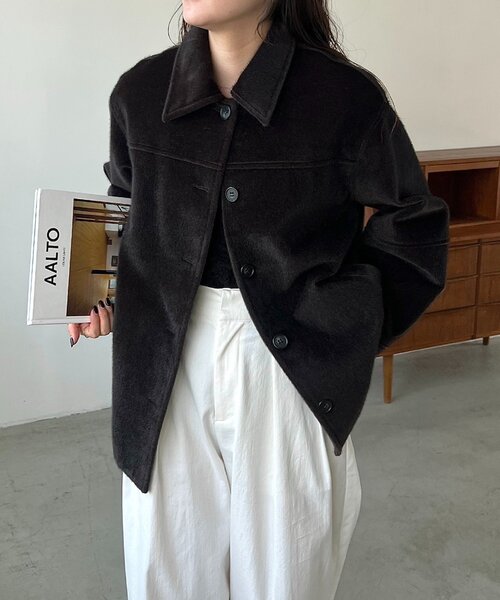 ホースファーハーフコート（その他アウター）｜CAPRICIEUX LE'MAGE