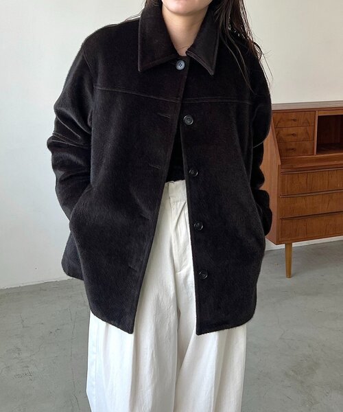 ホースファーハーフコート（その他アウター）｜CAPRICIEUX LE'MAGE