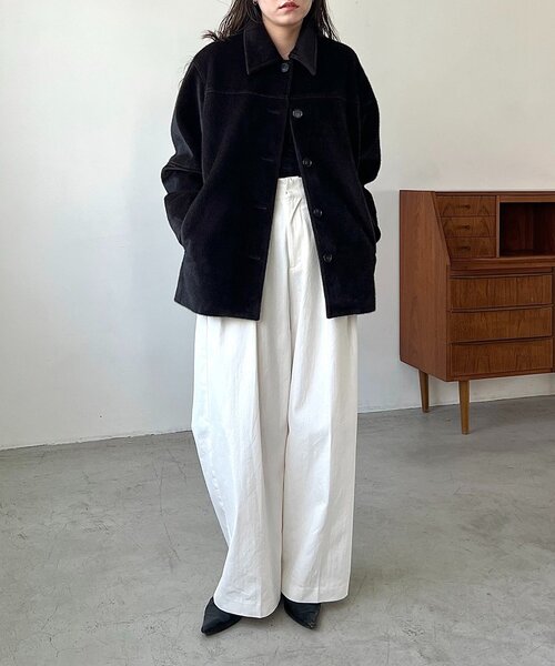 ホースファーハーフコート（その他アウター）｜CAPRICIEUX LE