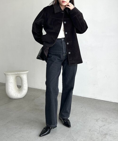 ホースファーハーフコート（その他アウター）｜CAPRICIEUX LE'MAGE