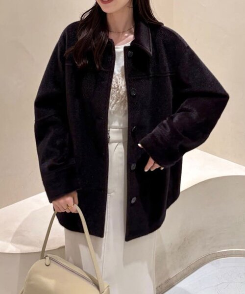 ホースファーハーフコート（その他アウター）｜CAPRICIEUX LE'MAGE