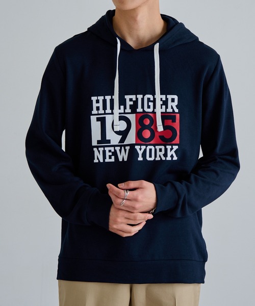 TOMMY HILFIGER(トミーヒルフィガー)の「【TOMMY HILFIGER】裏起毛パーカー 09T4457(パーカー・メンズ・ネイビー・M/L/S/XL)」の2枚目の写真