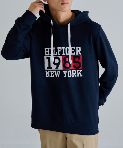 TOMMY HILFIGER(トミーヒルフィガー)の「【TOMMY HILFIGER】裏起毛パーカー 09T4457(パーカー・メンズ・ネイビー・M/L/S/XL)」の3枚目の写真