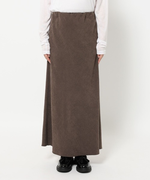 studio CLIP(スタディオクリップ)の「《ウタオ》フィブリルIラインスカート(スカート・レディース・シルバーグレー/ダークブラウン・MEDIUM/LARGE)」の6枚目の写真
