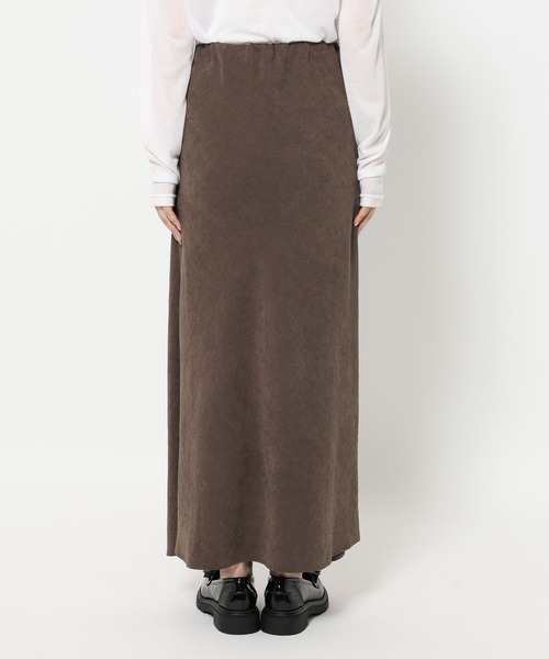 studio CLIP(スタディオクリップ)の「《ウタオ》フィブリルIラインスカート(スカート・レディース・シルバーグレー/ダークブラウン・MEDIUM/LARGE)」の8枚目の写真