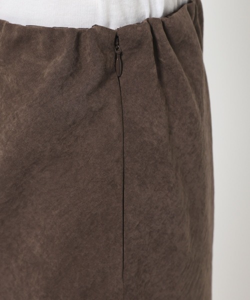 studio CLIP(スタディオクリップ)の「《ウタオ》フィブリルIラインスカート(スカート・レディース・シルバーグレー/ダークブラウン・MEDIUM/LARGE)」の10枚目の写真