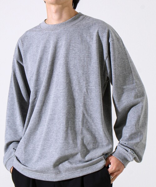 DISCUS(ディスカス)の「【6色展開/UNISEX/ベーシック】【DISCUS】USA綿ブレンド ヘビーウエイトロンT(Tシャツ/カットソー・メンズ・ブラック/グレイッシュベージュ/杢グレー/ホワイト/ライトグレー/ネイビー・M/L/XL)」の4枚目の写真