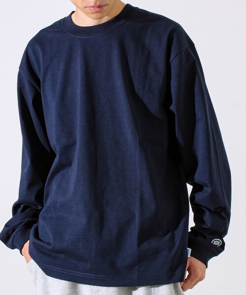DISCUS(ディスカス)の「【6色展開/UNISEX/ベーシック】【DISCUS】USA綿ブレンド ヘビーウエイトロンT(Tシャツ/カットソー・メンズ・ブラック/グレイッシュベージュ/杢グレー/ホワイト/ライトグレー/ネイビー・M/L/XL)」の6枚目の写真