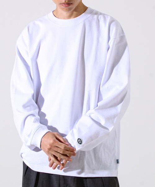DISCUS(ディスカス)の「【6色展開/UNISEX/ベーシック】【DISCUS】USA綿ブレンド ヘビーウエイトロンT(Tシャツ/カットソー・メンズ・ブラック/グレイッシュベージュ/杢グレー/ホワイト/ライトグレー/ネイビー・M/L/XL)」の1枚目の写真