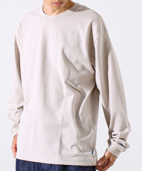 DISCUS(ディスカス)の「【6色展開/UNISEX/ベーシック】【DISCUS】USA綿ブレンド ヘビーウエイトロンT(Tシャツ/カットソー・メンズ・ブラック/グレイッシュベージュ/杢グレー/ホワイト/ライトグレー/ネイビー・M/L/XL)」の5枚目の写真