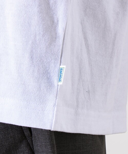 DISCUS(ディスカス)の「【6色展開/UNISEX/ベーシック】【DISCUS】USA綿ブレンド ヘビーウエイトロンT(Tシャツ/カットソー・メンズ・ブラック/グレイッシュベージュ/杢グレー/ホワイト/ライトグレー/ネイビー・M/L/XL)」の13枚目の写真