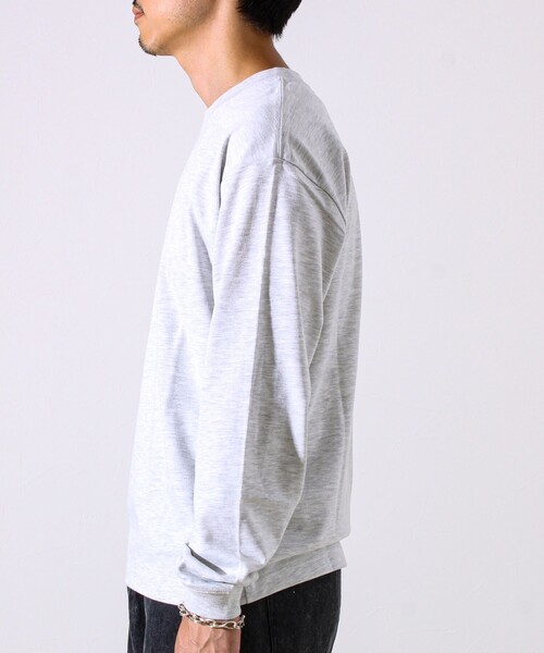 DISCUS(ディスカス)の「【6色展開/UNISEX/ベーシック】【DISCUS】USA綿ブレンド ヘビーウエイトロンT(Tシャツ/カットソー・メンズ・ブラック/グレイッシュベージュ/杢グレー/ホワイト/ライトグレー/ネイビー・M/L/XL)」の17枚目の写真