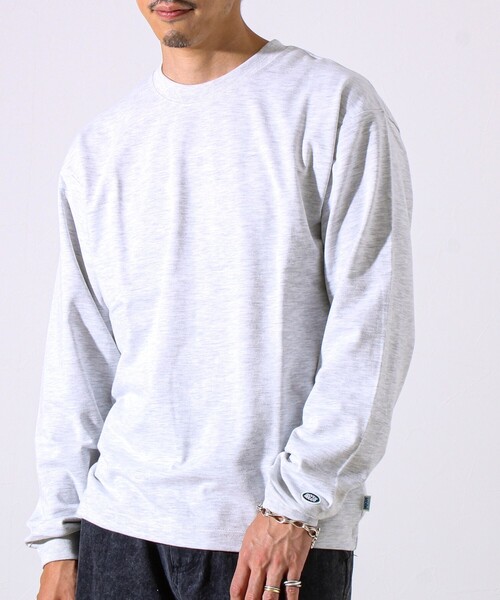DISCUS(ディスカス)の「【6色展開/UNISEX/ベーシック】【DISCUS】USA綿ブレンド ヘビーウエイトロンT(Tシャツ/カットソー・メンズ・ブラック/グレイッシュベージュ/杢グレー/ホワイト/ライトグレー/ネイビー・M/L/XL)」の19枚目の写真