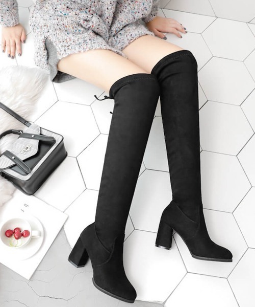 maison de LATIR(メゾンドラティール)の「ロングブーツ ミュールパンプス【※小さめのつくり/普段より+2サイズ推奨】(パンプス・レディース・ブラック・22.5cm/23cm/23.5cm/24cm/24.5㎝/25.0cm)」の11枚目の写真