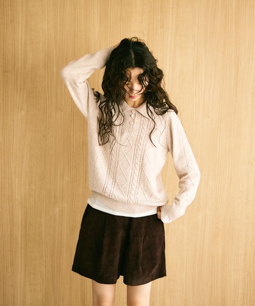 ニット+セーター Bibiy. POLO KNIT TOPS｜Bibiy.