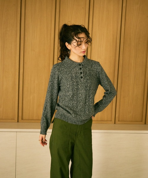ニット+セーター Bibiy. POLO KNIT Bibiy.|OFFICIAL ONLINE STORE
