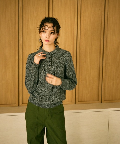 ニット+セーター Bibiy. POLO KNIT Bibiy.|OFFICIAL ONLINE STORE