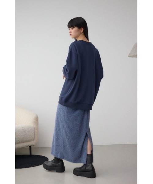 AZUL by moussy(アズールバイマウジー)の「【+6cmUP!】【WEB限定再入荷】トラックソールサイドゴアブーツ 靴(ブーツ・レディース・ブラック・LARGE/SMALL/MEDIUM/LL)」の12枚目の写真