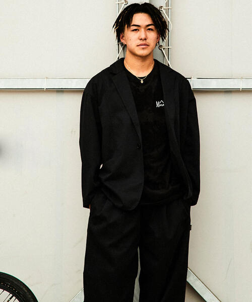 Dickies(ディッキーズ)の「MANASTASH/マナスタッシュ/×DICKIES/ディッキーズ/EXTRA MILE 1B JACKET(テーラードジャケット・メンズ・ブラック/グレー/カーキ・L/M/S)」の9枚目の写真