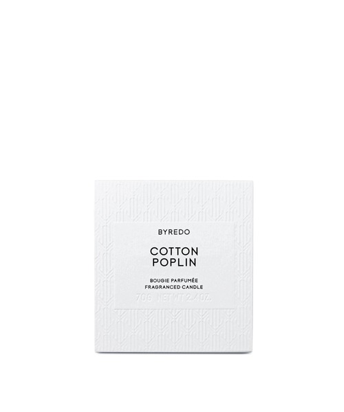 コットンポプリン フレグランスキャンドル 70g（キャンドル）｜BYREDO