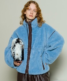 MAISON SPECIAL 青 リボン付きダウンジャケット MAISON SPECIAL｜Multiway Reversible Down Jacket | Rakuten