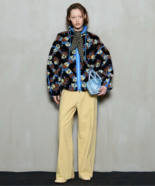 MAISON SPECIAL(メゾンスペシャル)の「Boa Blouson / ボアブルゾン(ブルゾン・レディース・ブルー/ブラック/アイボリー・FREE)」の6枚目の写真