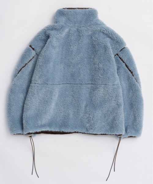 MAISON SPECIAL(メゾンスペシャル)の「Boa Blouson / ボアブルゾン(ブルゾン・レディース・ブルー/ブラック/アイボリー・FREE)」の19枚目の写真