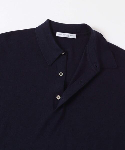 URBAN RESEARCH DOORS（アーバンリサーチドアーズ）の「LIFE STYLE TAILOR　マシンウォッシャブルハイゲージニットポロ（シャツ/ブラウス・メンズ・ブラウン系その他/ネイビー/グレー系その他・MEDIUM/LARGE）」の14枚目の写真