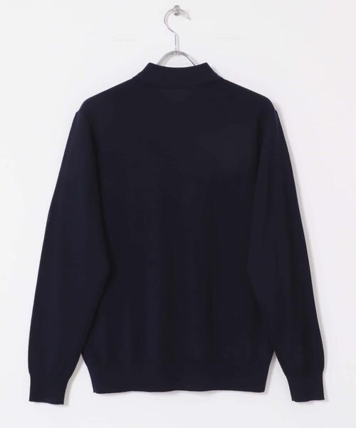 LIFE STYLE TAILOR マシンウォッシャブルハイゲージニットポロ（シャツ