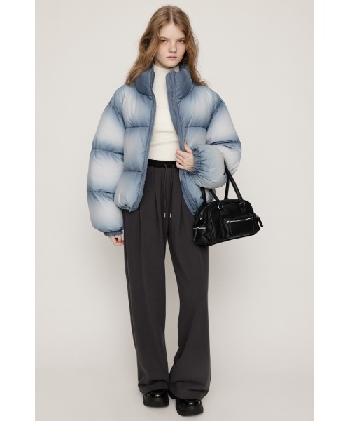 SLY（スライ）の「W WAIST CUT PANTS ダブルウエスト カット パンツ 秋服 冬服（スラックス・レディース・ライトブラック/ネイビー/杢グレー・FREE）」の4枚目の写真