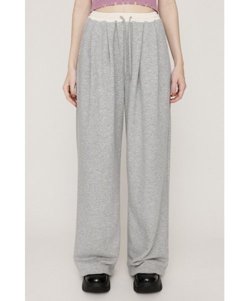 SLY（スライ）の「W WAIST CUT PANTS ダブルウエスト カット パンツ 秋服 冬服（スラックス・レディース・ライトブラック/ネイビー/杢グレー・FREE）」の10枚目の写真