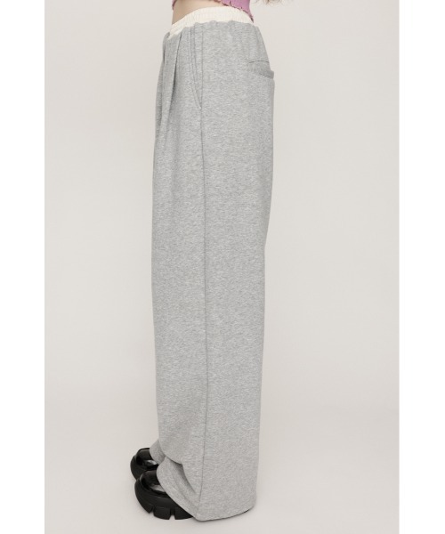 SLY（スライ）の「W WAIST CUT PANTS ダブルウエスト カット パンツ 秋服 冬服（スラックス・レディース・ライトブラック/ネイビー/杢グレー・FREE）」の11枚目の写真