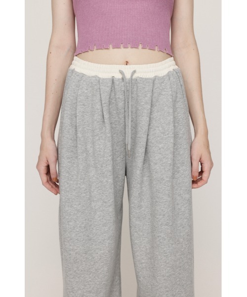 SLY（スライ）の「W WAIST CUT PANTS ダブルウエスト カット パンツ 秋服 冬服（スラックス・レディース・ライトブラック/ネイビー/杢グレー・FREE）」の14枚目の写真