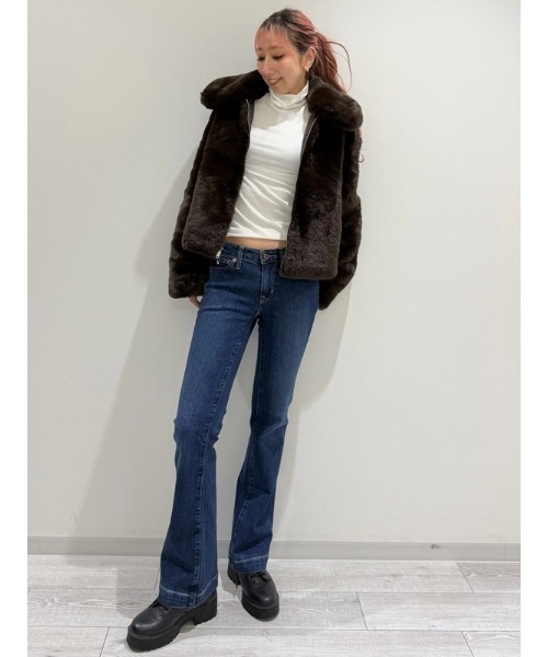 GAP(ギャップ)の「ローライズ ロング&リーンデニム(デニムパンツ・レディース・インディゴブルー・28/27/26/25/24/30/29/23)」の5枚目の写真