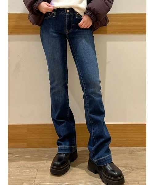 GAP(ギャップ)の「ローライズ ロング&リーンデニム(デニムパンツ・レディース・インディゴブルー・28/27/26/25/24/30/29/23)」の9枚目の写真