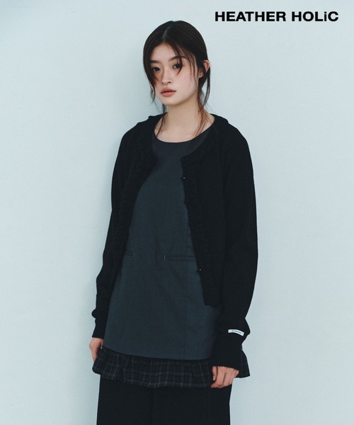Heather(ヘザー)の「HOLiC 2WAYフリルミニジャンスカ 598416(ワンピース・レディース・グレー/ブラック系その他・FREE)」の3枚目の写真