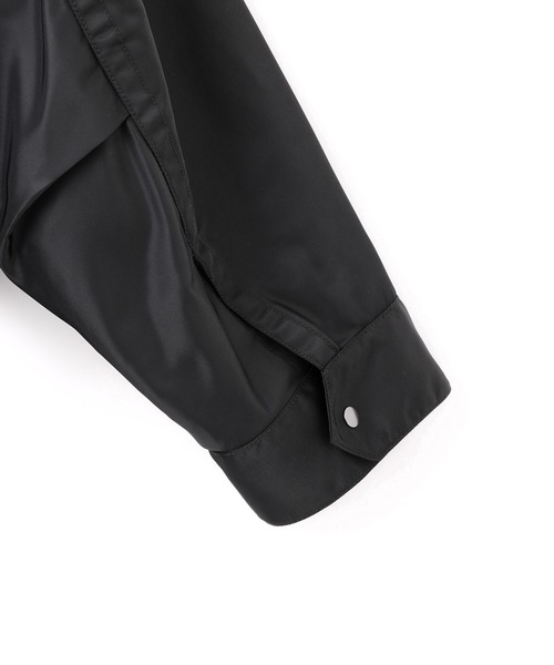 ボンバーツイルフーディコート/撥水（ナイロンジャケット）｜ADAM ET