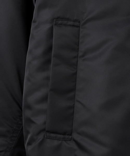 アダムエロぺ　ボンバーツイルフーディコート　新品　ブラック ADAM ET ROPÉ FEMME(アダム エ ロペ ファム) / ボンバーツイルフーディ