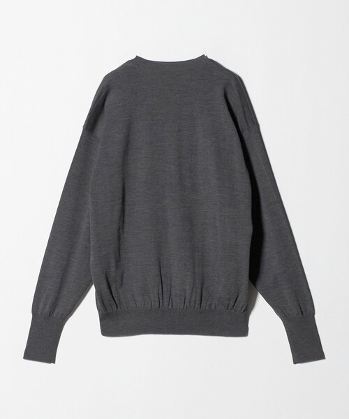 BATONER（バトナー）の「【別注】＜BATONER × seya.× 6＞ハイゲージ Vネック ニット（ニット/セーター・レディース・ダークブラウン/ネイビー/ダークグレー・FREE）」の9枚目の写真