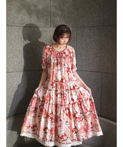 PINK HOUSE(ピンクハウス)の「PH Tea Party ONE PIECE(ワンピース・レディース・ブルー系/レッド系・フリー)」の12枚目の写真